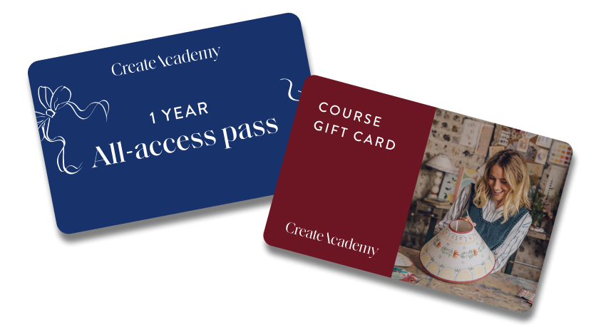 Create Academy gift cards